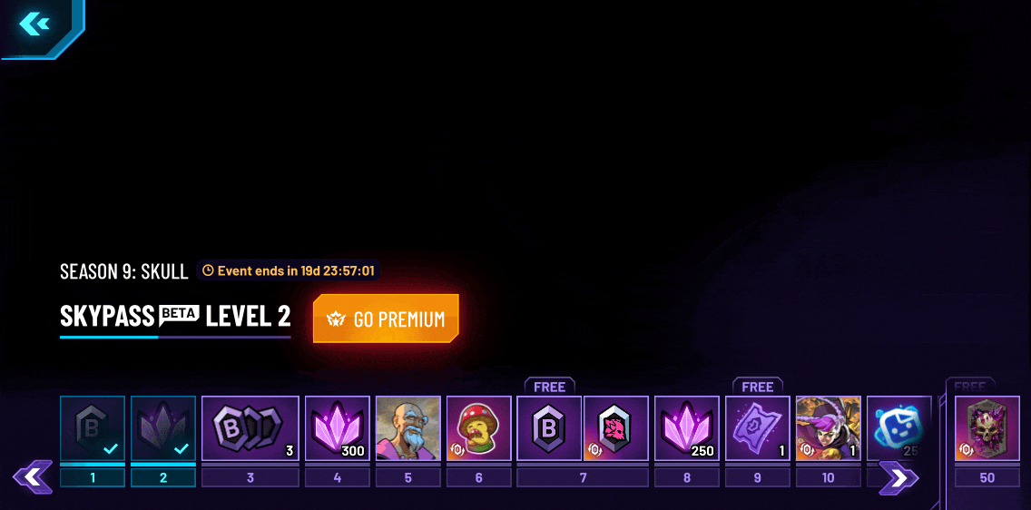 Gif showcasing how is the interaction with the skypass browsing rewards